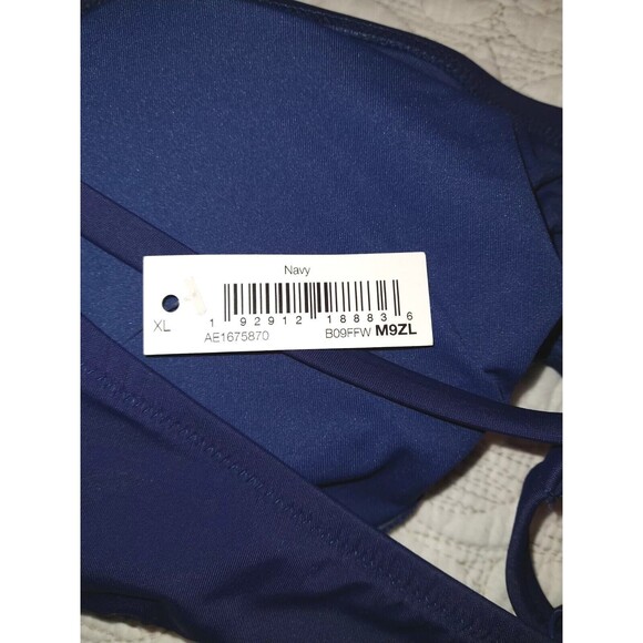 Amazon Essentials Navy Blue Bikini Top XL - Picture 7 of 7